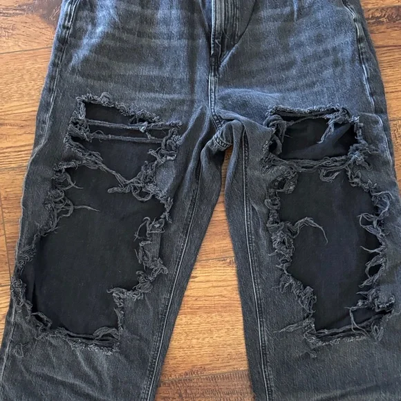 Black Ripped Baggy jeans - Picture 3 of 8